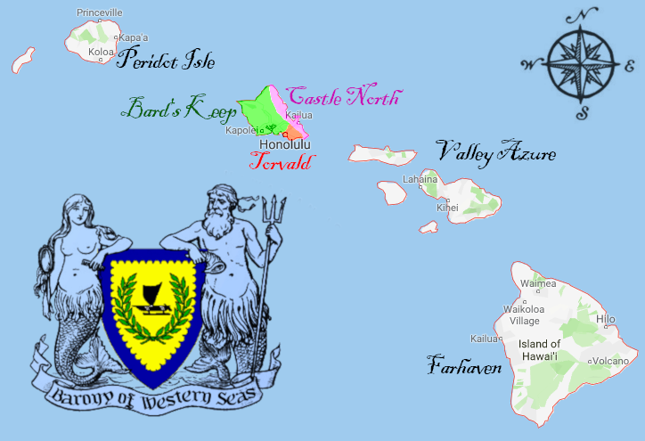 Barony of Western Seas Map
